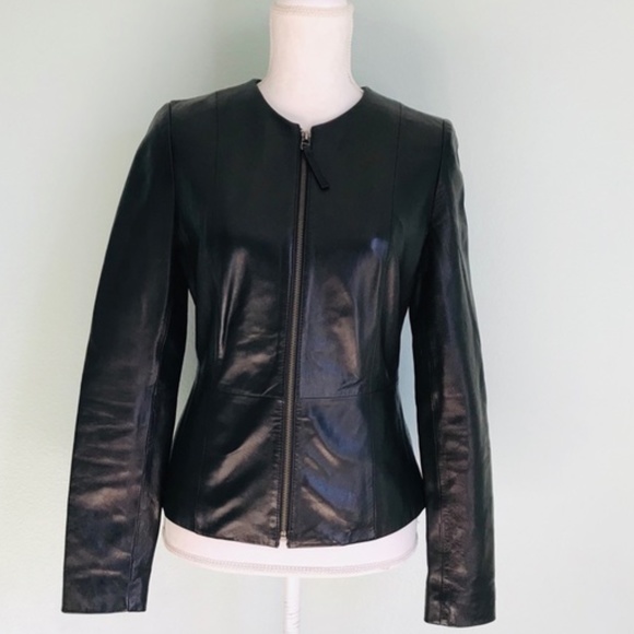 Nwot Antonio Melani Leather Jacket 